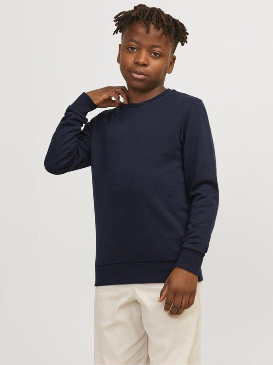 JACK & JONES JUNIOR JJEBRADLEY Sweat Crew - Navy Blazer - Maat 164