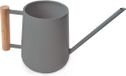 Merkloos Planten Gieter - metaal - grijs - 700 ml - 25 x 12 x 10 cm - binnen en buiten