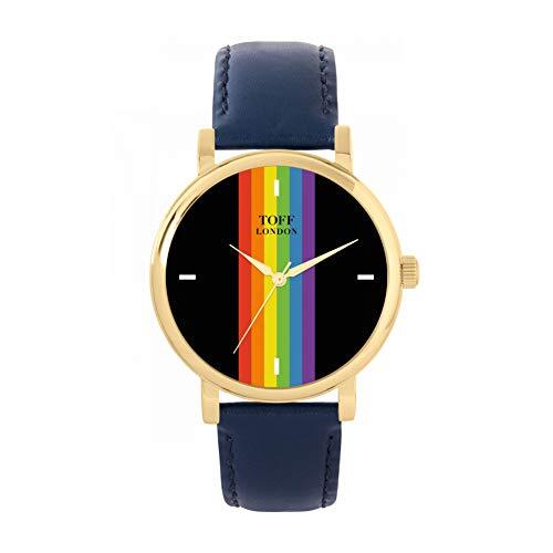 Toff London Pride Linear black batons horloge