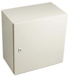 RS PRO Stalen wandbehuizing RAL 7032 IP66, HxBxD 500 mm x 500 mm x 300 mm