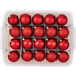 LIVARNO Boules de Noël, 70 pièces, plastique (Rouge)