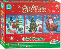 Grafix Kerst 3-in-1 puzzel