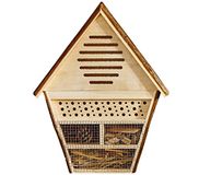 Dehner Natura insectenhotel Warwick, ca. 41 x 33 x 9 cm, dennenhout, bruin