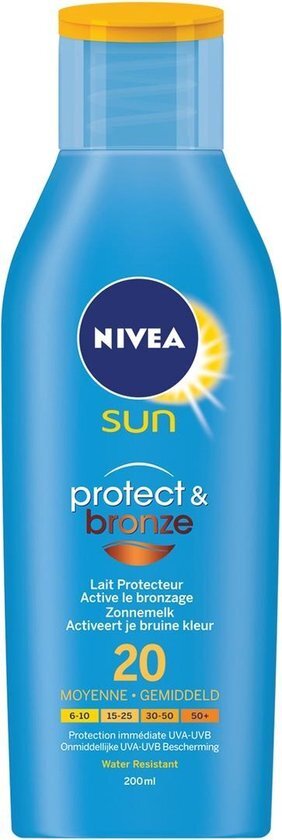 NIVEA SUN Protect &amp; Bronze - SPF 20 - 200 ml