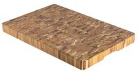 Slagersplaat FSC-teakhout 60 x 40 x 4,5 cm (XXL)