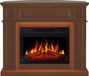 ArtiFlame elektrische kachel Linz AF23S, elektrische vrijstaande kachel met verwarming van 1800W, realistisch 3D-vlammeffect, LED-verlichting, afstandsbediening, timer, bruin