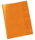VELOFLEX - Schoolboekhoes DIN A4 PP transparant oranje 25 stuks