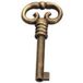Itar - Clé à ergot Zamac - Ajustage : S45 - Tige : 35 - Décor : Bronze