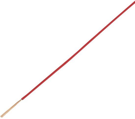 TRU COMPONENTS 1568660 Voertuigkabel FLRY-A 1 x 2.50 mm² Rood 50 m