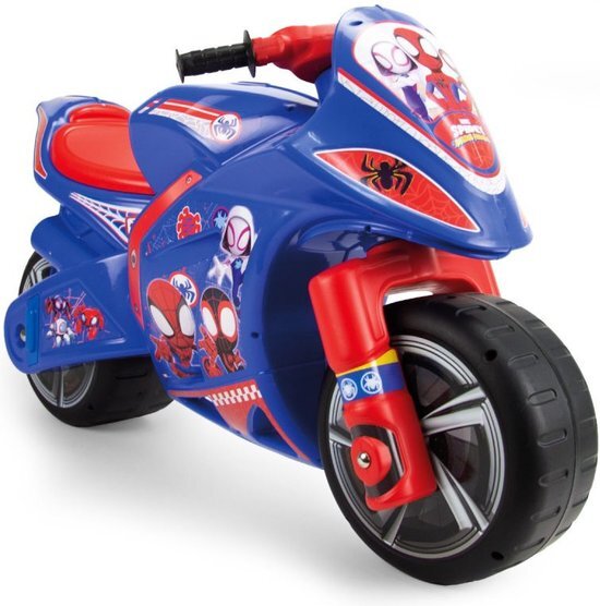 Injusa loopmotor ultimate spider-man 95 cm blauw/rood