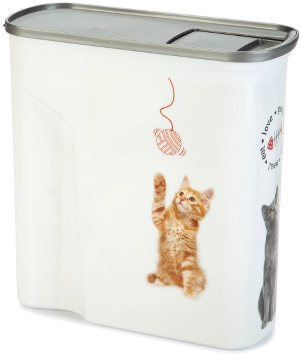 Curver - Voedselcontainer Kat - Wit - 6L - 2,5Kg
