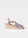Toni Pons Espadrille à bout fermé et compensé moyen TAUPE