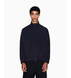 A|X ARMANI EXCHANGE Essential, lange mouwen, Contrast Top Trainingsshirt voor heren, Donkerblauw, XXL