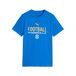 PUMA Olympique de Marseille ftblCulture T-shirt voor Heren, Blauw/Wit, Maat 11-12Y
