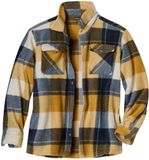 ATLAS FOR MEN - Chemise à carreaux en sherpa - Homme - Disponible en grandes tailles - L