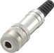 TRU COMPONENTS 718927 Jackplug 3,5 mm Bus, droit Nombre de pôles : 4 Stéréo Argent 1 pièce(s)