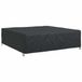 vidaXL Loungesethoes Effen Zwart 260 x 260 x 70 cm 420D