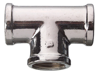Cornat T-stuk Messing Chroom 3/8