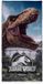 Jurassic World Velours handdoek 75 x 150 cm - Katoen - Blauw