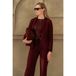 &Co Woman getailleerde blazer - donkerrood