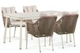 De Laan Projects Lifestyle Lifestyle Marbella/Tavano 160 cm dining tuinset 5-delig