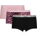 Vingino Filles G-so26-2 Animal 3 Pack Hipster Shimmer Rose Taille: XXS