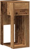 vidaXL Computertorenstandaard met lade 30x44x74 cm oud houtkleurig