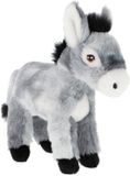 Keel Toys Keel Eco - Dierenknuffel - Ezel - Donkey - Grijs - 20 cm
