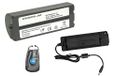 Amsahr S-NBCP2L digitale vervangende batterij plus reislader voor Canon NB-CP2L, NB-CP1L (grijs)