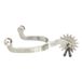 Tough 1 Kelly Silver Star Jingle Bob Spurs, verchroomd