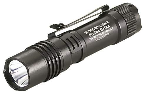 Streamlight ProTac 1L-1AA Ten-Tap Programmering 350 Lumen Zaklamp, Zwart