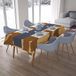 Bonamaison Tafelkleed, Anti-Mold, Sneldrogend, Waterdicht, 100% Polyester Tafellaken, Bruine tinten, 140 x 200 Cm