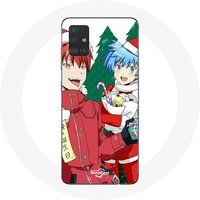 Maniacase Hoesje voor Samsung Galaxy A71 Karma en Nagisa Assassination Classroom Anime Eerste Kerstdag Maniacase