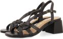 Gioseppo Dames Sandalen met Gevlochten Bandjes en Gesp - Platina