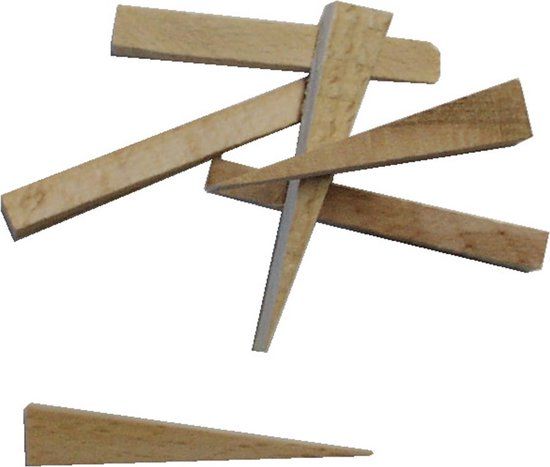 Connex Tegelwigje hout - 250 st