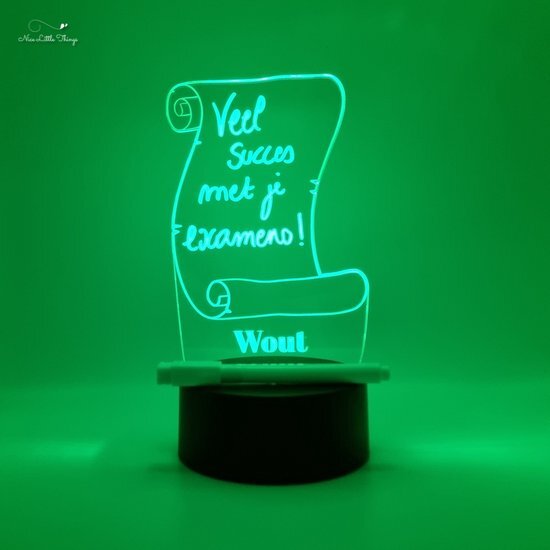 [Nice Little Things] - Gepersonaliseerde RGB LEDlamp - Tekenen met Licht - Perkament