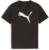 Puma Kinder Shirt TeamRISE Logo Jersey Cotton Jr 658707 Puma Black-Puma White-176