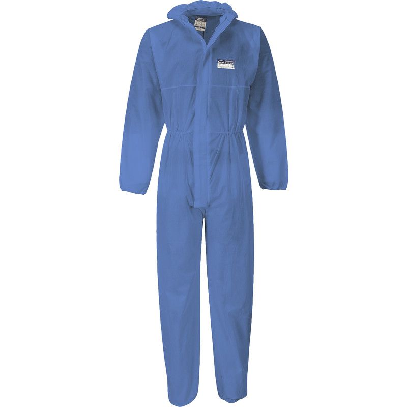 Wegwerpoverall XL blauw