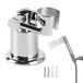 Ibenzoa® Support de douche durable en alliage de zinc avec mouvement de rotation à 180°