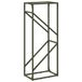 VidaXL Brandhoutkar & -houder Staal Groen 250 x 1000 mm
