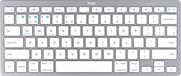 TRUST Clavier sans fil Bluetooth disposition pour la République tchèque et la Slovaquie Argent