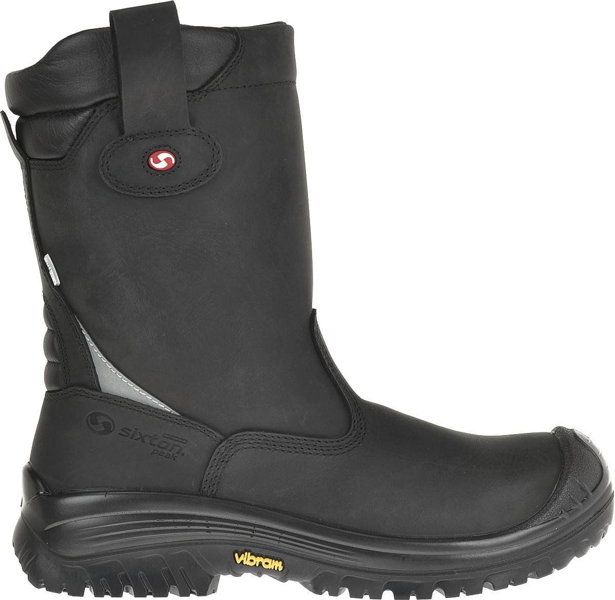 Sixton Peak Ranch - Zwart - Laars - Primaloft - S3 - Outdry - Metal Free - Vibram - Maat 41