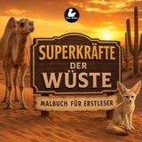 Superkräfte der Wüste Malbuch für Erstleser