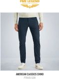 PME Legend Homme Pantalon chino TWIN WASP CHINO regular/straight Bleu 36W / 30L Adultes