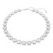 Swarovski Una Angelic Halsketting, Kussenslijpsel, Wit, Rodium Verguld