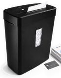 Vivid Green Papierversnipperaar - 13L - 8 A4 vellen - Creditcard Vernietiger - Zwart