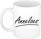Bellatio Decorations Anneloes Naam koffiemok - wit
