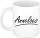 Bellatio Decorations Anneloes Naam koffiemok - wit