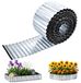 Bordure de gazon flexible en métal pour jardin et parterres de fleurs