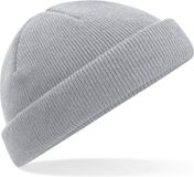 Beechfield Gerecycleerde muts in vissersstijl B43R - Light Grey - One size